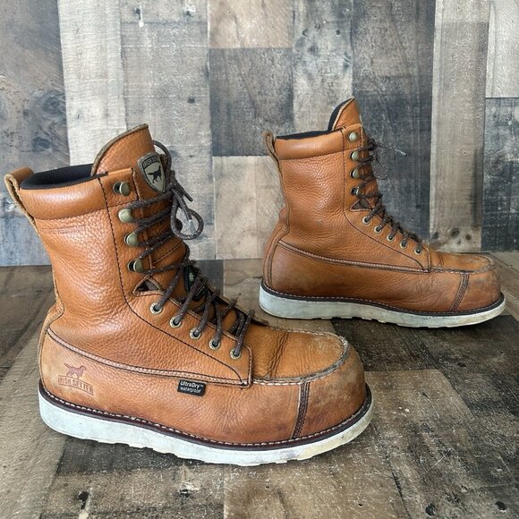 Irish Setter By Red Wing 83856 Waterproof Safety Toe Work Boots Mens 9 D - Picture 11 of 12